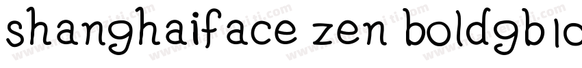 shanghaiface zen boldgb10字体转换